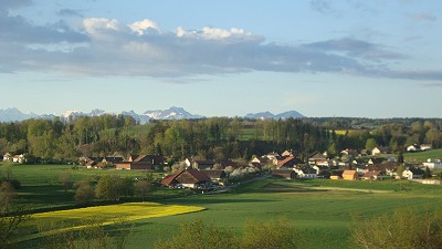 Le village de Villars-Mendraz